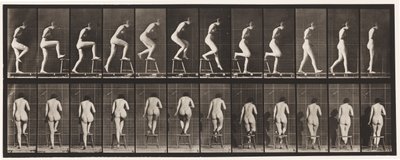 Tafel 180. Auf einen Stuhl steigen und darüber steigen von Eadweard Muybridge