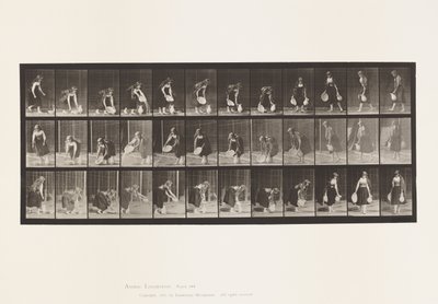 Tafel 234. Becken mit Wasser heben und leeren und sich drehen von Eadweard Muybridge