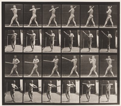 Tafel 274. Baseball; Schlagen von Eadweard Muybridge