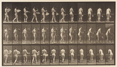 Tafel 441. Vase tragen und auf den Tisch stellen von Eadweard Muybridge