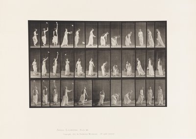 Tafel 463. Nach oben greifen, sich bücken und umdrehen von Eadweard Muybridge