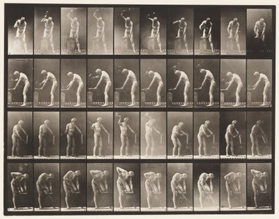 Tafel 491. A, Am Amboss hämmern; B, Am Amboss hämmern von Eadweard Muybridge