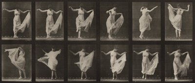 Tafel Nummer 187. Tanzen (Fantasietanz) von Eadweard Muybridge