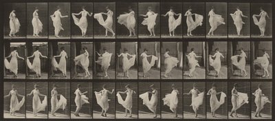 Tafel Nummer 192. Tanzen (fantasievoll) von Eadweard Muybridge
