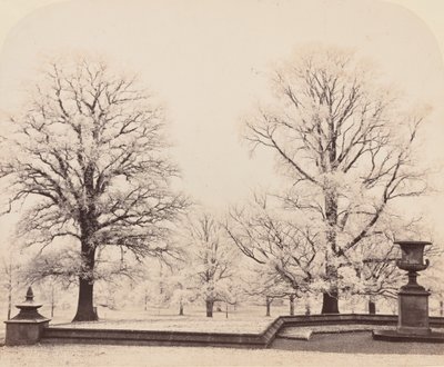 Raureif, eine Parkszene, 1862 von Earl of Caithness James Sinclair