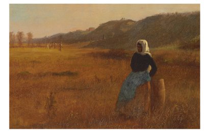 Am Ende des Tages, ca. 1878-80 von Eastman Johnson