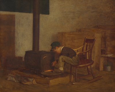 Der frühe Schüler, ca. 1865 von Eastman Johnson