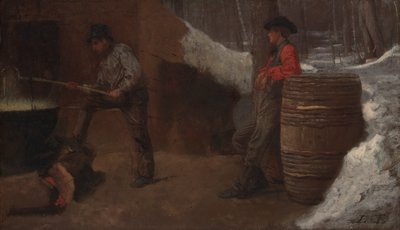 The Sugar Camp von Eastman Johnson