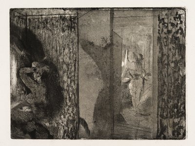 Schauspielerinnen in ihren Garderoben von Edgar Degas
