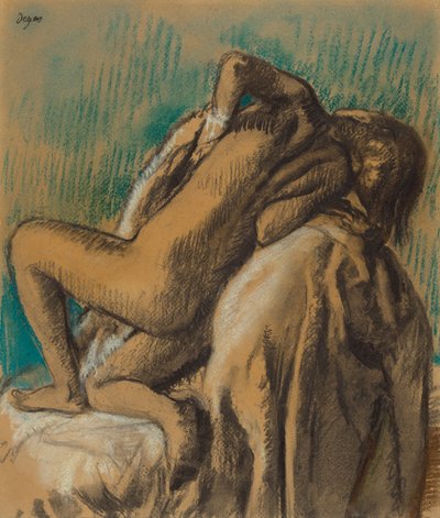 In der Ruhe nach dem Bad von Edgar Degas