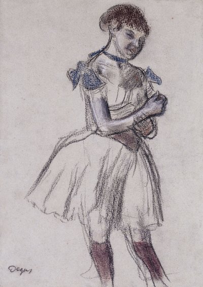 Tänzerin; Danseuse, ca. 1880 von Edgar Degas