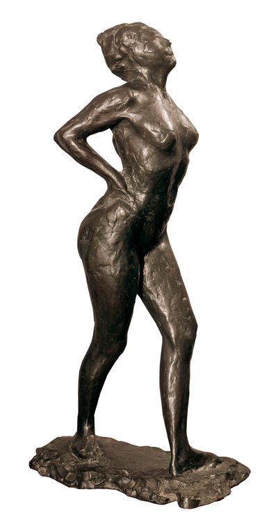 Tänzerin in Ruhe, Skulptur von Edgar Degas, ca. 1882-95 von Edgar Degas