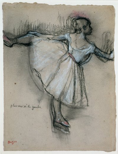 Tänzerin an der Bar, um 1885 von Edgar Degas