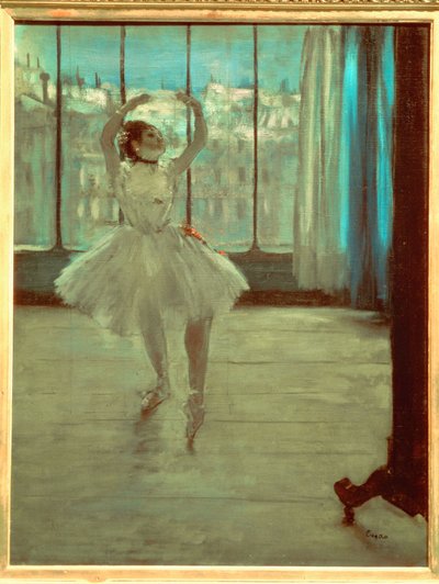 Tänzerin vor einem Fenster von Edgar Degas