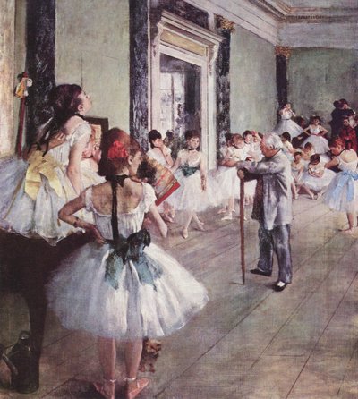 Die Tanzklasse von Edgar Degas