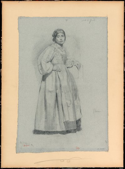 Italienerin (Gaeta) von Edgar Degas