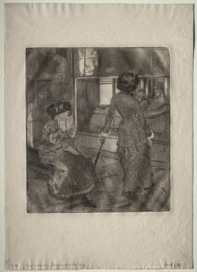 Mary Cassatt im Louvre: Die etruskische Galerie von Edgar Degas