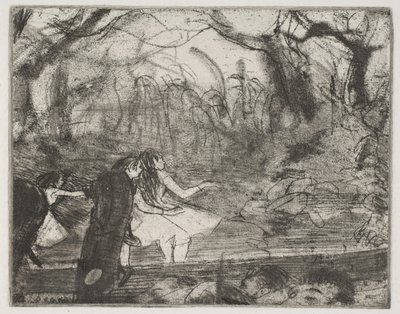 Auf der Bühne III, 1876-77 von Edgar Degas
