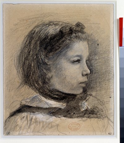 Porträt von Giulia Bellelli, Studie für „Die Familie Bellelli“ von Edgar Degas
