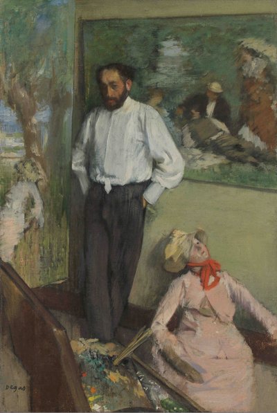 Porträt von Henri Michel-Lévy, ca. 1878 von Edgar Degas