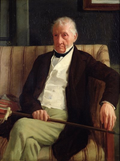 Porträt von Hilaire Degas (1770-1858), Großvater des Künstlers, 1857 von Edgar Degas