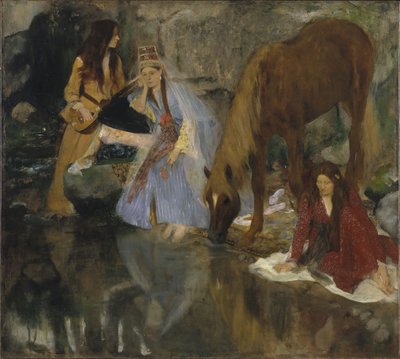 Porträt von Mlle Fiocre im Ballett "La Source", ca. 1867-68 von Edgar Degas