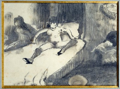 Ruhe auf dem Bett von Edgar Degas