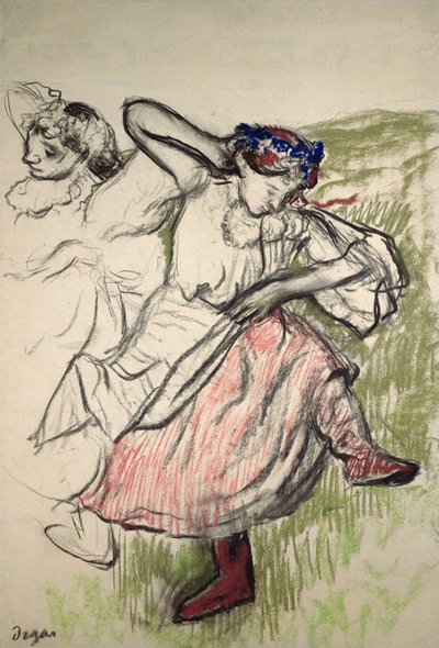 Russische Tänzer, ca. 1899 von Edgar Degas
