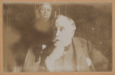 [Selbstporträt mit Zoé Closier] von Edgar Degas
