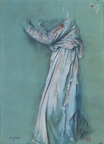 Studie einer Frau für „Semiramis“ (ca. 1860 - 62) von Edgar Degas