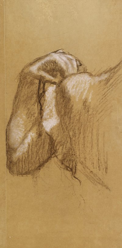Studie eines Arms, ca. 1895-90 von Edgar Degas
