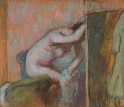 Toilette nach dem Bad, ca. 1888 von Edgar Degas