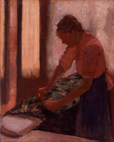 Bügelnde Frau von Edgar Degas