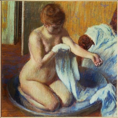 Frau in einer Badewanne von Edgar Degas
