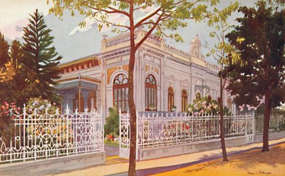 Vilino Nair, Residenz von Admiral Baron de Teffé von Hoonholtz, Petropolis, 1914 von Edgar L. Pattison