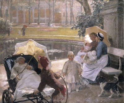 An der Ecke des Parks von Edgard Farasyn