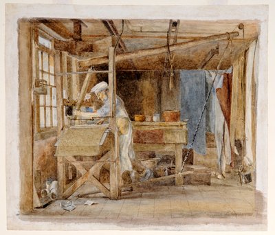 Blockdruck bei Jeffrey und Co., Liverpool Road, Islington, London, ca. 1880 von Edith Capper