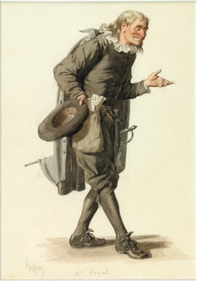 Porträt von Monsieur Loyal, um 1870 von Edmond Aime Florentin Geffroy