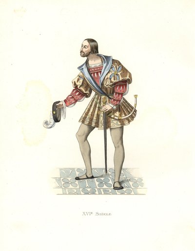 Hofmann von Franz I. (1494-1547) von Edmond Lechevallier Chevignard