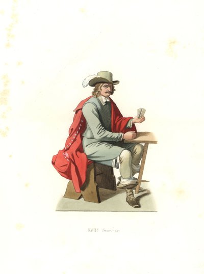 Offizier aus den Niederlanden von Edmond Lechevallier Chevignard