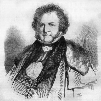Porträt von Jean Jacques Sellon, Schweizer Philanthrop, Pazifist und Politiker, ein Unterstützer der Abschaffung der Sklaverei und der Todesstrafe. Gravur von Chevignard in 