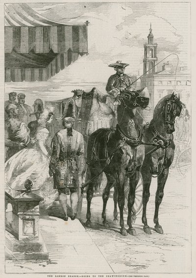 Die Londoner Saison - auf dem Weg zum Empfang von Edmond Morin