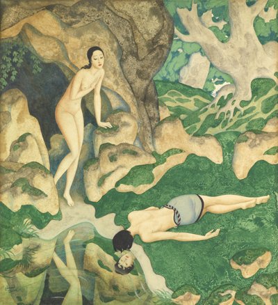Echo und Narziss von Edmund Dulac