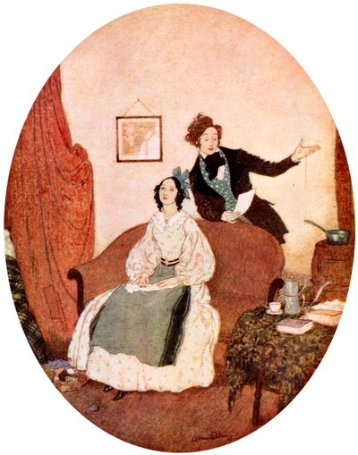 Es ist Lisette, die ich verehre, und mit gutem Grund immer mehr, ca. 1900-1950 von Edmund Dulac