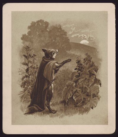 Illustration zu Der Fuchs und die Gans von E. Caldwell von Edmund G. Caldwell