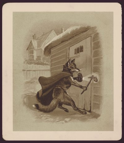 Illustration für Der Fuchs und die Gans von E Caldwell von Edmund G. Caldwell