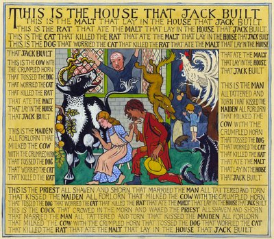 Das Haus, das Jack gebaut hat, ca. 1935 von Edmund Hunter