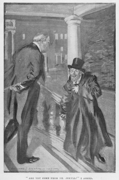 Illustration für Dr. Jekyll und Mr. Hyde von R. L. Stevenson von Edmund Joseph Sullivan