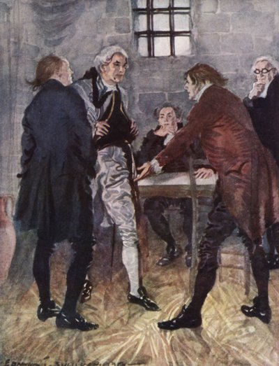 Illustration für Der Pfarrer von Wakefield von Oliver Goldsmith von Edmund Joseph Sullivan