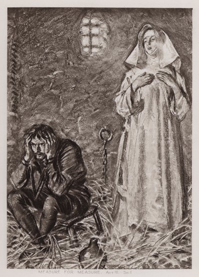 Maß für Maß, Akt III, Szene I von Edmund Joseph Sullivan